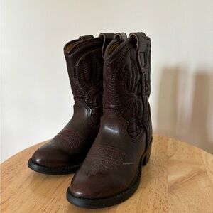 Brown Leather Cowboy Boots